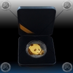 1oz KITAJSKA "Panda" 2018 (Black Rhodium + Gold)